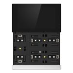 WALTZ Touch+ Pad - Basis Aluminium Silber für Wippen in Silber - KNX