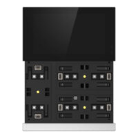 WALTZ Touch+ Pad - Basis Aluminium Silber für Wippen in Silber - KNX
