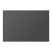 WALTZ Wippenset Anthrazit für Touch+ Pad  Basis, Alumimium Schwarz - 88189459