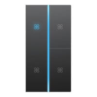 Tastenfeld für Erweiterungsbasis Smart Touch S7 Echtglas Schwarz 503051323