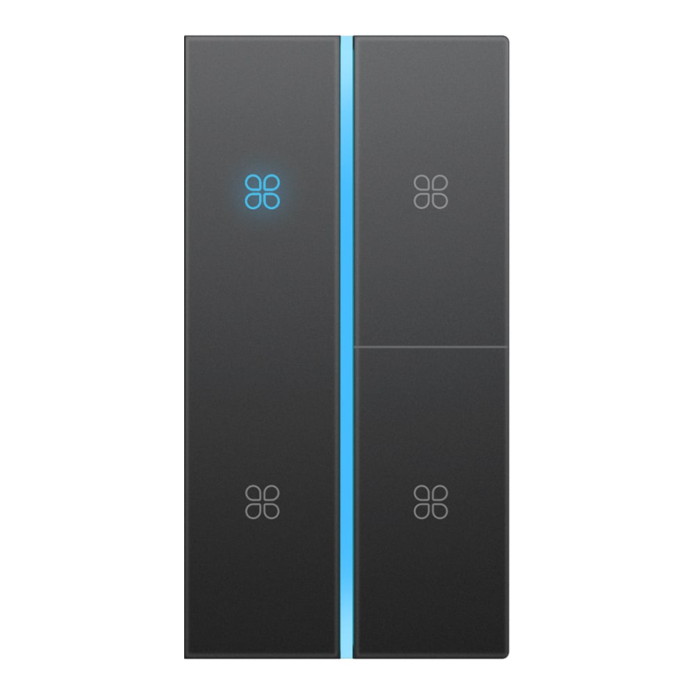 GVS Tastenfeld für Erweiterungsbasis Smart Touch S7 Echtglas Schwarz 503051323