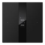 Tastsensor mit Display S-Serie 1-fach schwarz Normalglas(KNX Secure) CHPBD-02/12.1.11