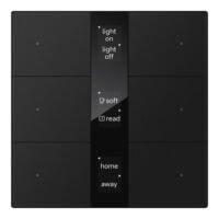 Tastsensor mit Display S-Serie 3-fach schwarz Normalglas (KNX Secure) CHPBD-06/36.1.11