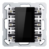 Multifunktions-Tastsensor mit Display ADVANCE PRO 1-/3-fach weiß mit schwarzem Display
