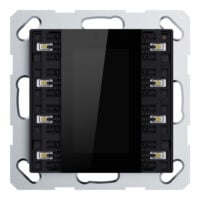Multifunktions-Tastsensor mit Display ADVANCE PRO 2-/4-fach schwarz (KNX Secure)