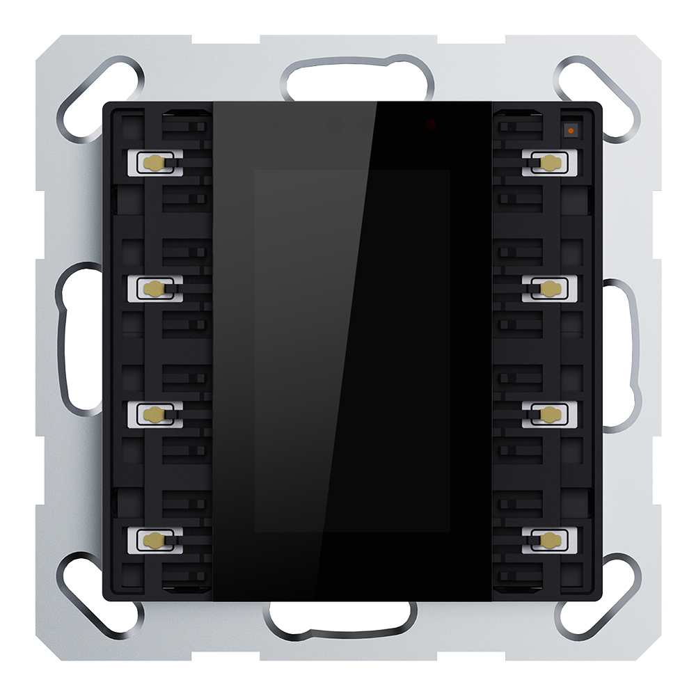 GVS Multifunktions-Tastsensor mit Display ADVANCE PRO 2-/4-fach schwarz (KNX Secure)