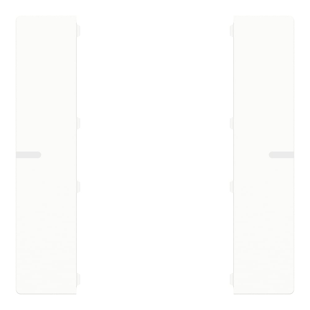 Wippenset 1-fach weiß glänzend zu Tastsensor ADVANCE PRO 1-/3-fach (CHPBD-06/5x)