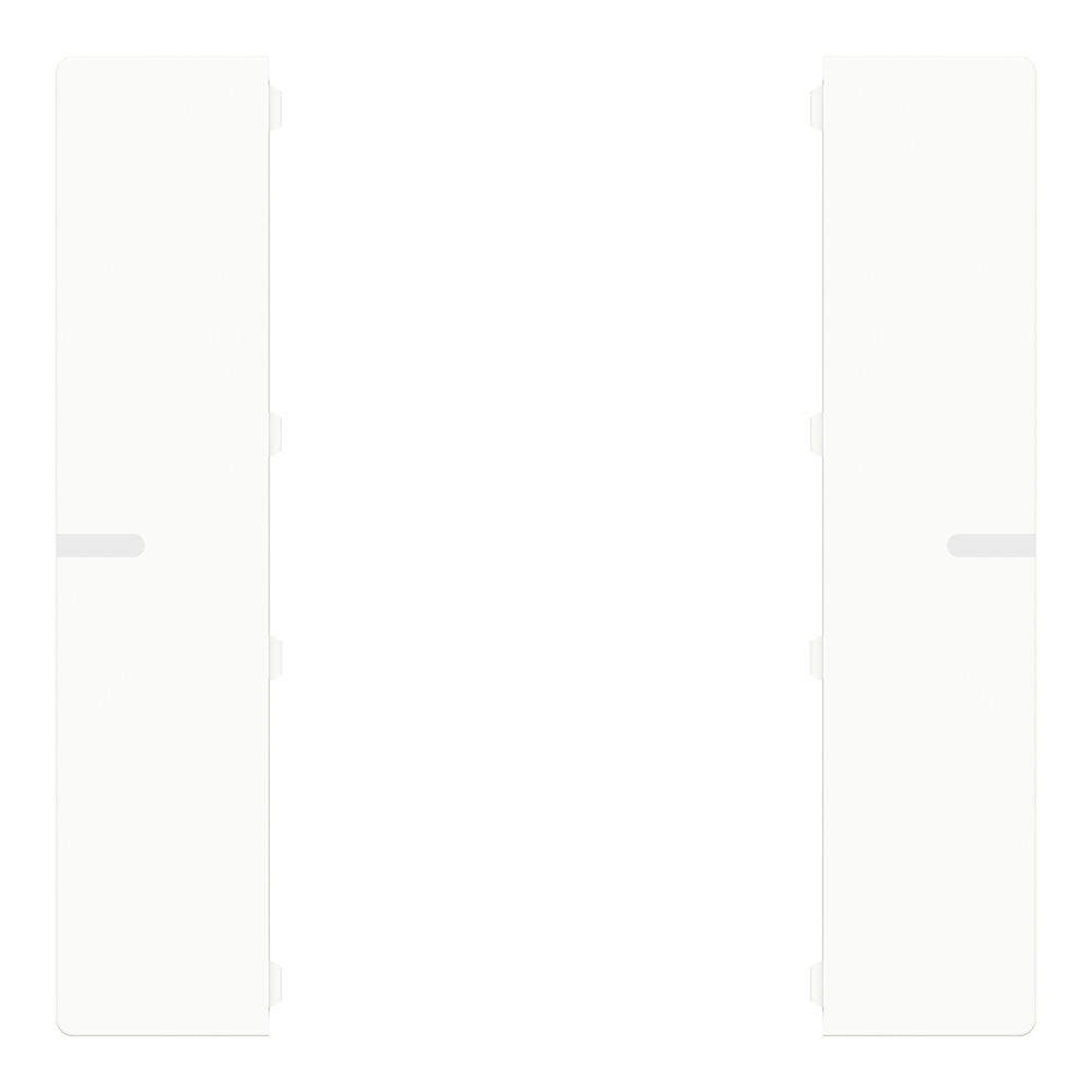 Wippenset 1-fach weiß matt zu Tastsensor ADVANCE PRO 1-/3-fach (CHPBD-06/5x)