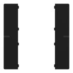 Wippenset 1-fach schwarz matt zu Tastsensor ADVANCE PRO 1-/3-fach (CHPBD-06/5x)