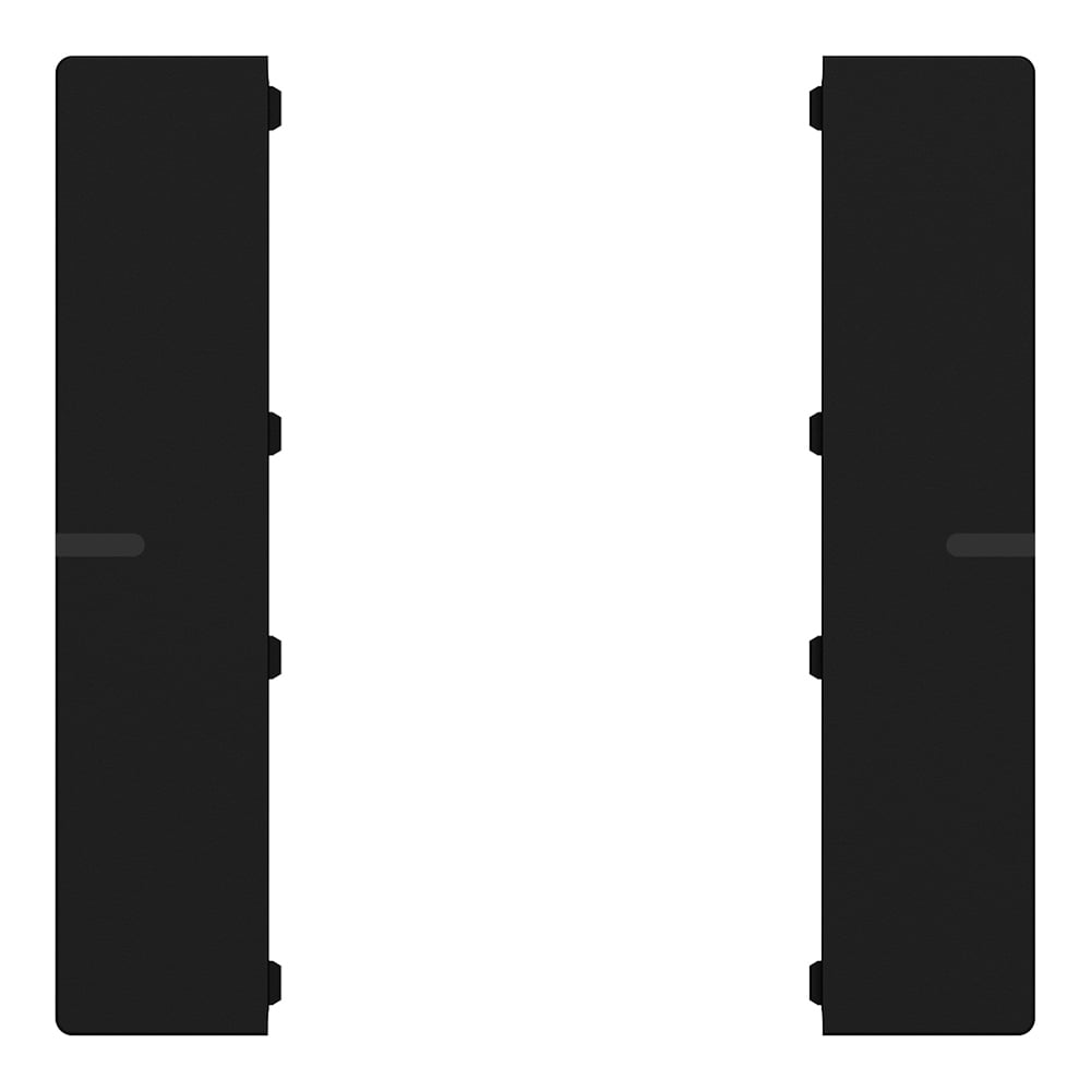 Wippenset 1-fach schwarz matt zu Tastsensor ADVANCE PRO 1-/3-fach (CHPBD-06/5x)