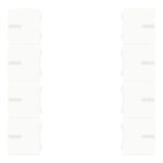Wippenset 4-fach weiß glänzend zu Tastsensor ADVANCE PRO 2-/4-fach (CHPBD-08/5x)