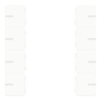Wippenset 4-fach weiß glänzend zu Tastsensor ADVANCE PRO 2-/4-fach (CHPBD-08/5x)