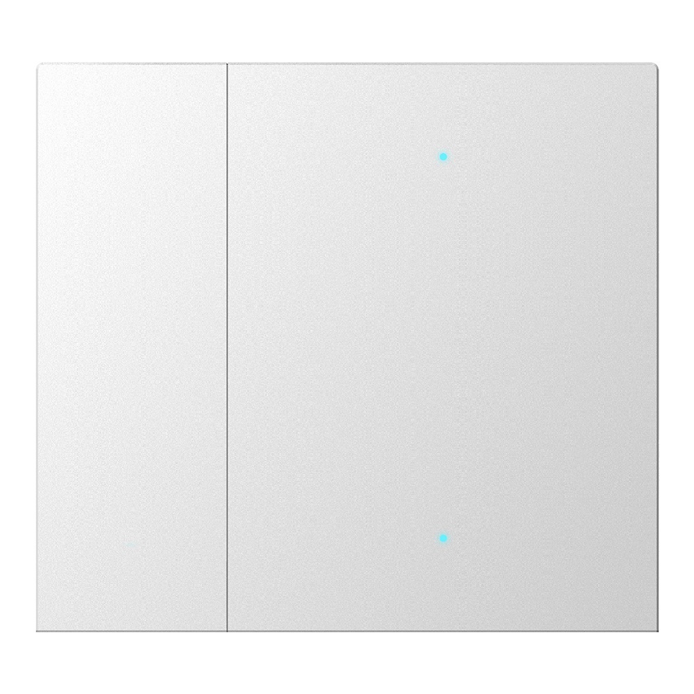 GVS WALTZ Wippenset für Tastsensor+ Aluminium Silber 1-fach bei Gravur nur LED durchscheinend