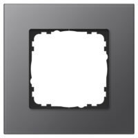 Abdeckrahmen Glas 1-fach Anthrazit passend für 55mm-System 503053990