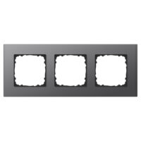 Abdeckrahmen Glas 3-fach Anthrazit passend für 55mm-System 503054072