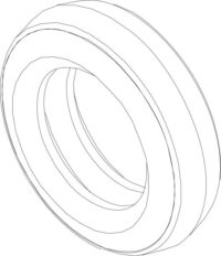 BOSCH Ersatzteil TTNR: 87161064350 Dichtung Sek WÜ 15mm