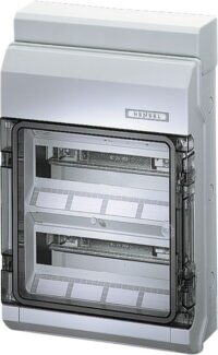 HENSEL Automatengehäuse Aufputz 2x12TE Kunststoff KV 9224 IP65 295x458x129mm ET93mm