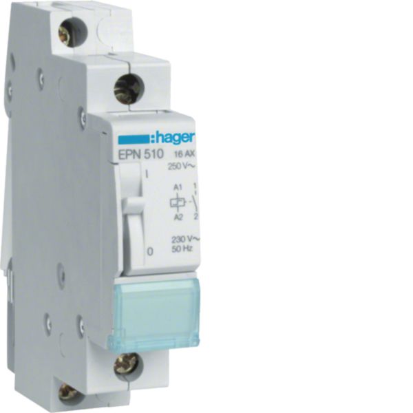 HAGER Stromstoßschalter 230VAC 1TE 16A EPN510 250V REG mech Schalt
