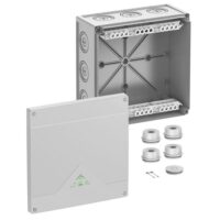 SPELSBERG Abzweigkasten 252x252mm Kunststoff grau Abox 350-35² IP55 IK07 hfr