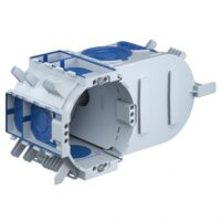 KAISER Elektronikdose Unterputz oval luftd Kunststoff UP1 1068-26 149x80x68mm IP20 oval