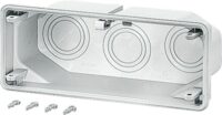 HENSEL Einführungsflansch Kunststoff 300x100mm Mi FM 63 Kabelverschr unbeh Vorpräg