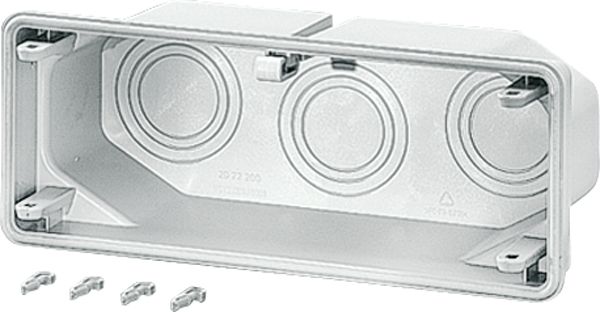 Hensel HENSEL Einführungsflansch Kunststoff 300x100mm Mi FM 63 Kabelverschr unbeh Vorpräg
