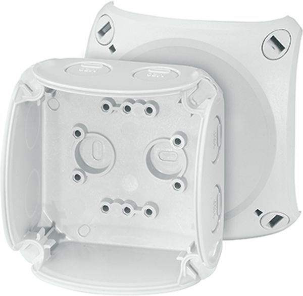 Hensel HENSEL Abzweigdose IP66/IP67/IP69 Kunststoff KF 0200 G 93x93x62mm quadrat Wand/Decke
