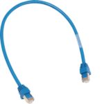 HAGER Patchkabel Cat5E F/FTP IP2X 1m bl ZZ45WAN100 RJ45 RJ45 1:1 26qmm