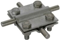 DEHN SE Kreuzverbinder V4A unbeh Ø10mm KS 8.10 8.10 FL30 V4A Sechskantschraube
