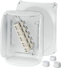 HENSEL Klemmenkasten 25qmm 5-fach Kunststoff Aufputz hfr DK 2525 G 255x205x112mm IP66