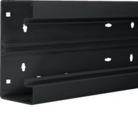 Bild vom Produkt: HAGER Geräteeinbaukanal Kunststoff 130x65mm BR6513019011 gra-schwarz unbeh