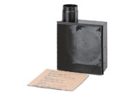 MAICO Ventilatorgehäuse Kunststoff schwarz Ø80mm ER - Unterputz/G 225x225x93mm