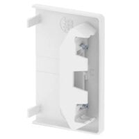BETTERMANN Endstück GEB-K 110x70mm Kunststoff GK-E70110RW li/re reinweiß RAL9010 unbeh