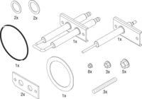 BOSCH Ersatzteil TTNR: 8738805303 Service Set KB372 / Condens 7000F everp