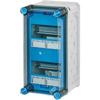 HENSEL Automatengehäuse Aufputz 2x6TE Kunststoff Mi 1106 IP65 150x300x170mm ET93mm