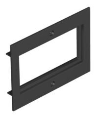 BETTERMANN Abdeckplatte PA 110mm schwarz RM45 T4B P7 9011