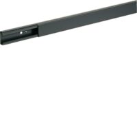 HAGER Leitungsführungskanal Kunststoff gra-schwarz LF2003509011 20x33x2000mm RAL9011 unbeh