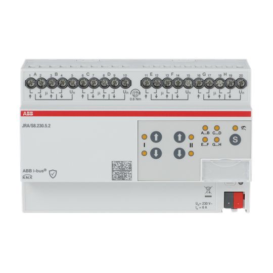 ABB ABB Jalousieaktor KNX Reiheneinbaugerät 8-fach 8Eing 6A JRA/S8.230.5.2 Handbedien Schalten