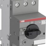 ABB Motorschutzschalter 3-polig 2,5-4A 4A/Iu MS116-4.0 380-400V Einb IP20