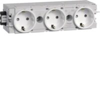 HAGER Steckdose 3-fach ver-weiß matt GEB-K IP20 GS30009016