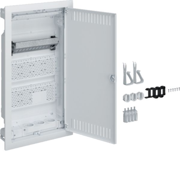 HAGER Multimediaverteiler HW 3x12TE Kunststoff VH36NW IP30 348x630,5x94,5mm ET98mm