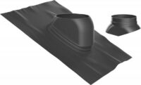 BOSCH Abgaszubehör FC-O60_80 Universalbleipfanne, schwarz, 25-45 Grau