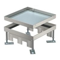 BETTERMANN Kassette nivellierbar VA nass RKN3 9 VS 20 quadrat 244mm 105-150mm