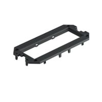 BETTERMANN Abdeckplatte PA 165mm 13fÖffn UT3 P3 schwarz RM45