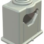BETTERMANN Abstandsschelle 1-fach Ø34mm Kunststoff Greif 3042 LGR geschl hfr
