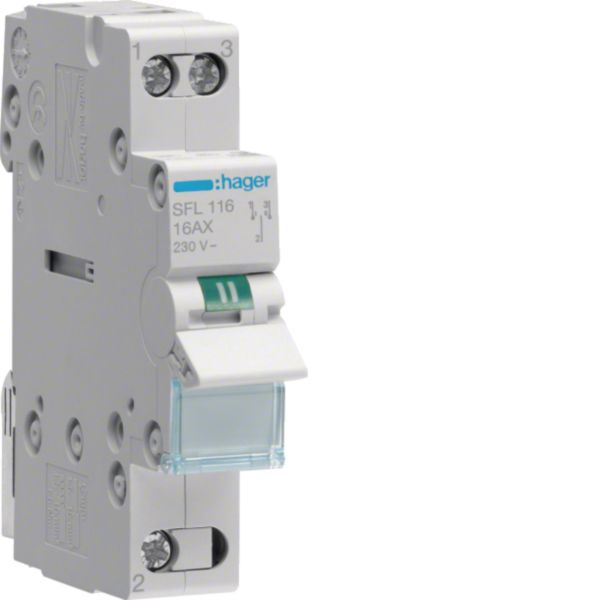 HAGER Wechselschalter REG 1W 16A 230V SFL116 1TE