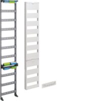 HAGER Verteilerfeld 9x12TE 250x1350x45mm ZU59KS mit Ausschn mit N-PE-Klemm mit Abdeckung