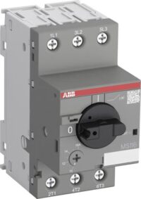 ABB Motorschutzschalter 3-polig 6,3-10A Einb MS116-10 10A/Iu 380-400V IP20