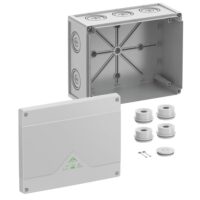SPELSBERG Abzweigkasten 202x252mm Kunststoff grau Abox 250-L IP55 IK07 hfr