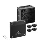 SPELSBERG Abzweigkasten 102x102mm Kunststoff schwarz Abox Pro 040-L/schwarz IP66/IP67/IP69 IK09